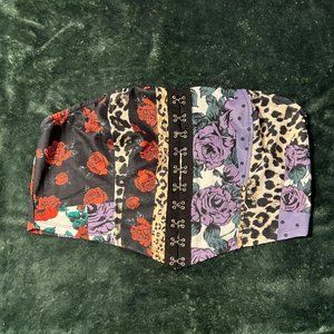 Corset Style Cropped Top